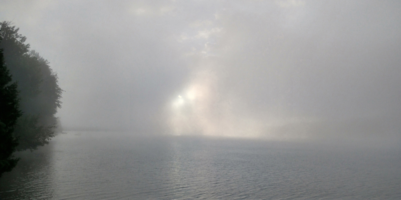 Joanne Zeis - Foggy Sunrise, Silver Lake