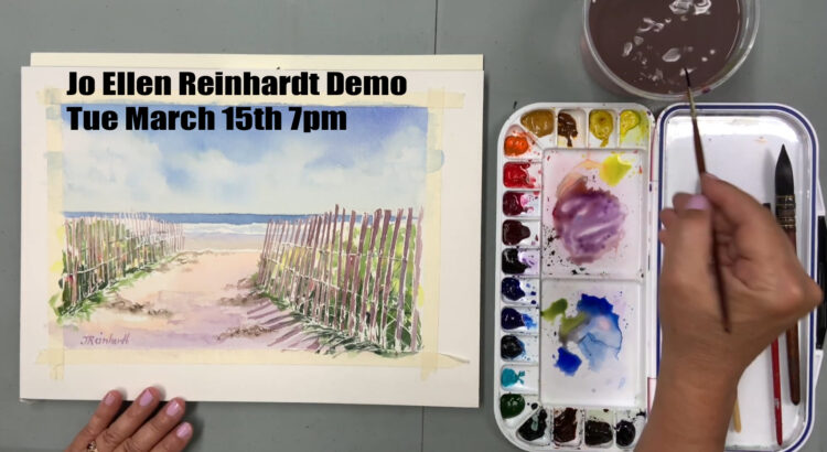 Jo Ellen Reinhardt Watercolor Landscape Demo
