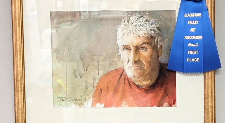 "Pat" - watercolor by Beverly Tinklenberg $200.