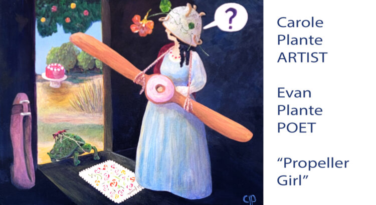 Carole Plante and Evan Plant art poetry pairing