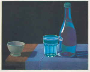 Blue Bottle Spring Water by Joop Vegter